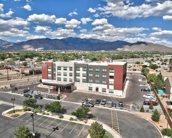 HOTEL FRONT AERIAL