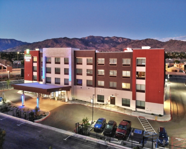 HOTEL FRONT AERIAL